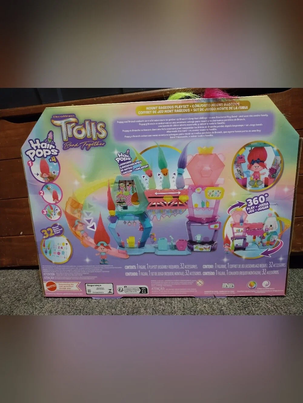 Trolls Band Together Mount Rageous Playset